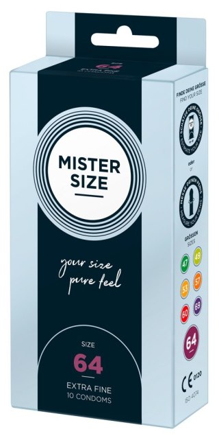Prezerwatywy Mister Size 64mm (10 szt)