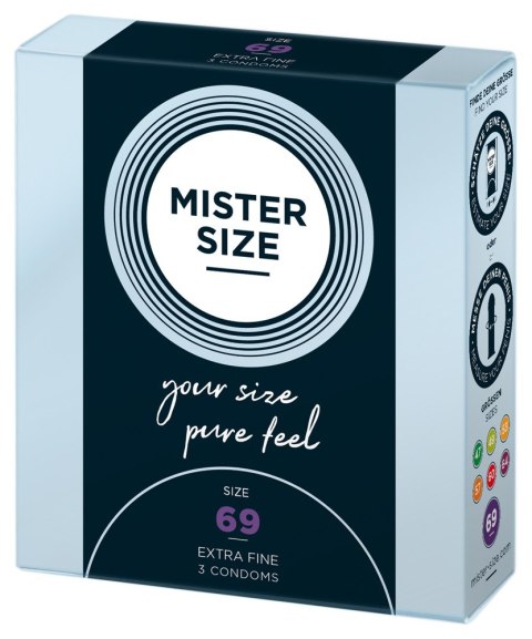 Prezerwatywy Mister Size 69mm (3 szt)