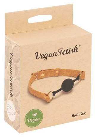 Vegan Knebel z paskami z naturalnego korka