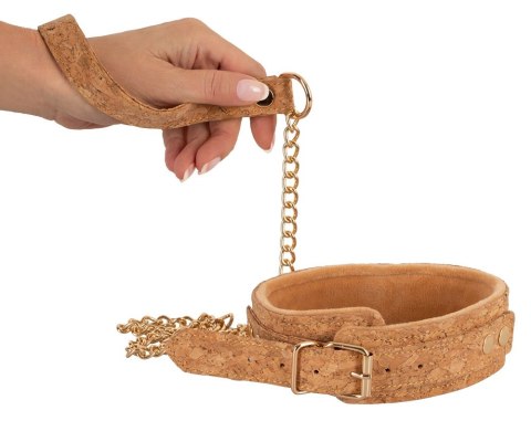 Vegan Zapięcie na szyję i smycz z naturalnego korka