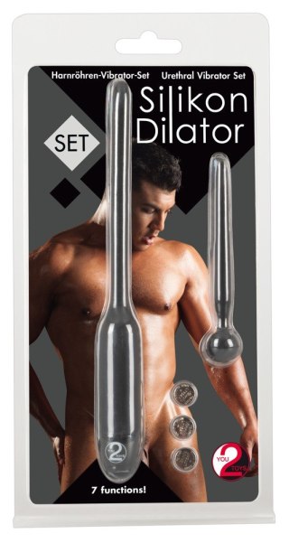 Wibrujący dilator+zatyczka do penisa
