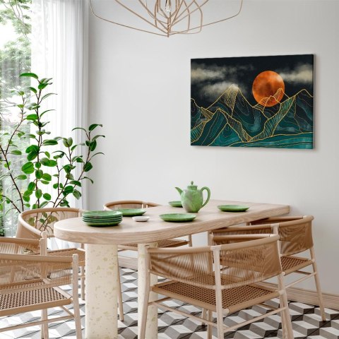 Obraz - Górski spokój (1-częściowy) szeroki 90x60 Standard