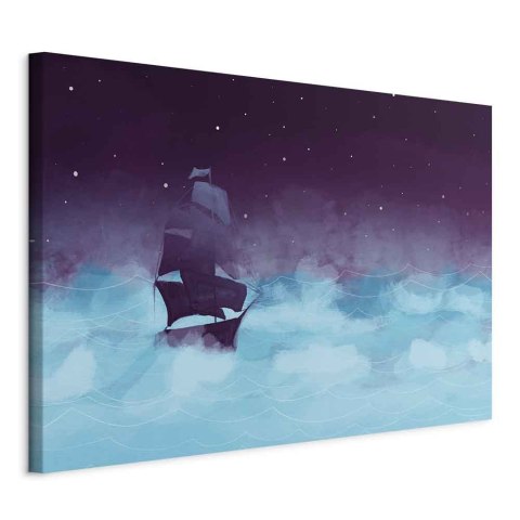 Obraz - Nocne fale (1-częściowy) szeroki - trzeci wariant 30x20 Standard
