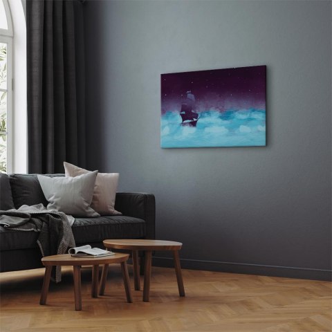 Obraz - Nocne fale (1-częściowy) szeroki - trzeci wariant 30x20 Standard
