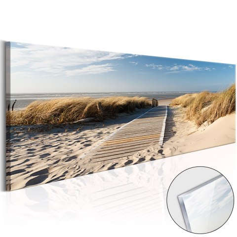 Obraz na szkle akrylowym - Dzika plaża 120x40