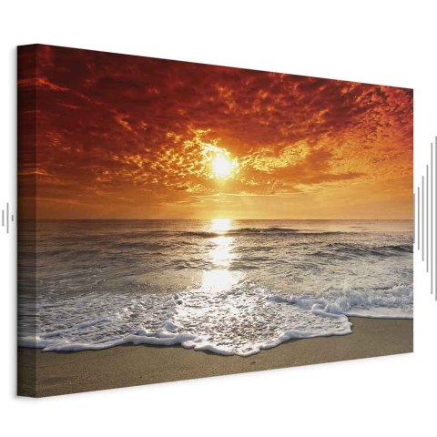 Obraz - Przepiękna plaża 30x20 Akustyczny