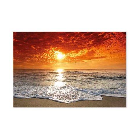 Obraz - Przepiękna plaża 30x20 Na płótnie włoskim