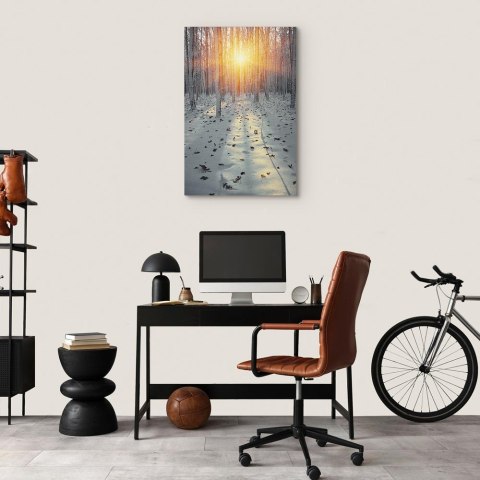Obraz - Zimowe popołudnie (1-częściowy) pionowy 20x30 Premium Print