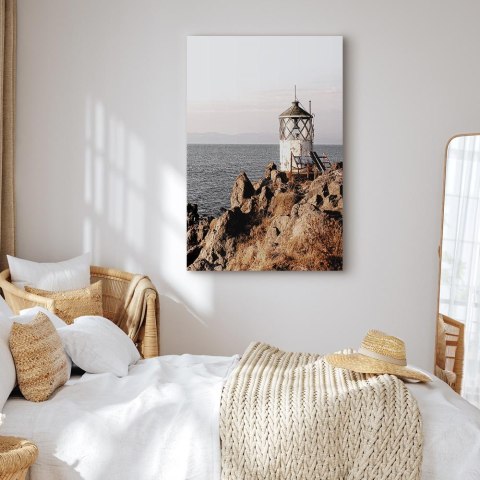 Obraz - Latarnia na klifie (1-częściowy) pionowy 20x30 Premium Print