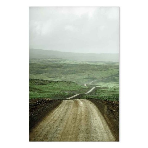 Obraz - Droga przez równiny (1-częściowy) pionowy 20x30 Premium Print
