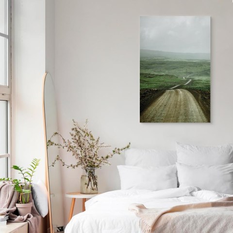 Obraz - Droga przez równiny (1-częściowy) pionowy 40x60 Standard