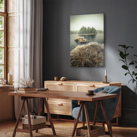 Obraz - Jesień na mokradłach (1-częściowy) pionowy 20x30 Akustyczny