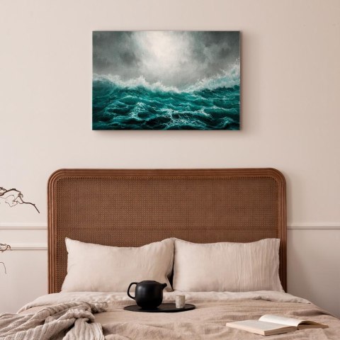 Obraz - Niespokojny ocean (1-częściowy) szeroki 60x40 Standard