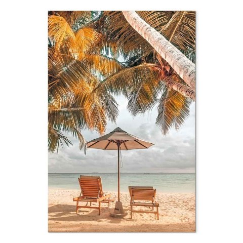Obraz - Palmowy parasol (1-częściowy) pionowy 20x30 Premium Print