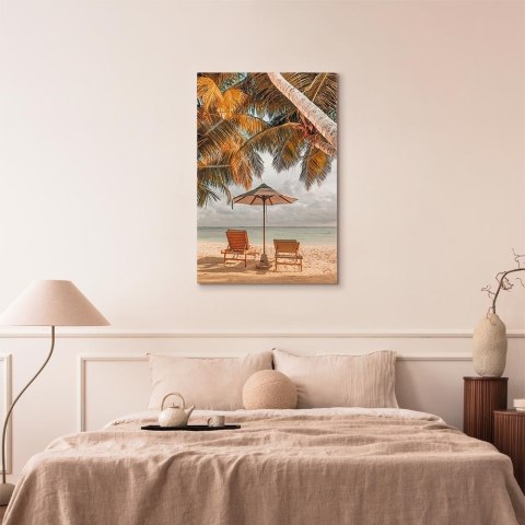 Obraz - Palmowy parasol (1-częściowy) pionowy 60x90 Standard