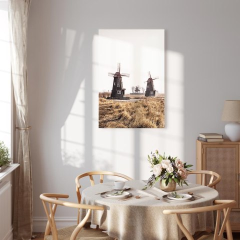 Obraz - Drewniany wiatrak (1-częściowy) pionowy 60x90 Standard