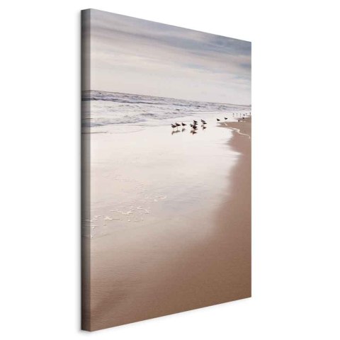 Obraz - Jesienna plaża (1-częściowy) pionowy 20x30 Na płótnie włoskim