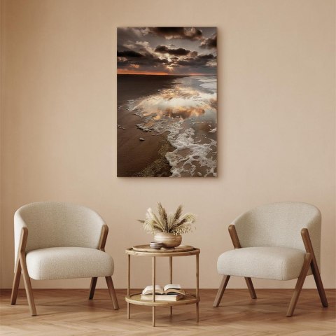 Obraz - Rozproszenie teraźniejszości (1-częściowy) pionowy 40x60 Na płótnie włoskim