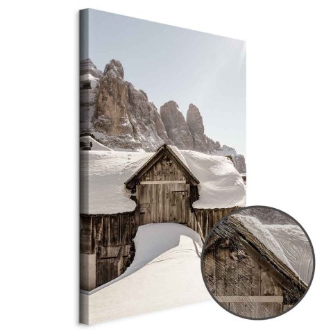 Obraz - Zima w Dolomitach (1-częściowy) pionowy 20x30 Premium Print