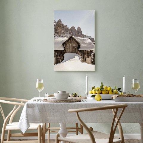 Obraz - Zima w Dolomitach (1-częściowy) pionowy 20x30 Premium Print
