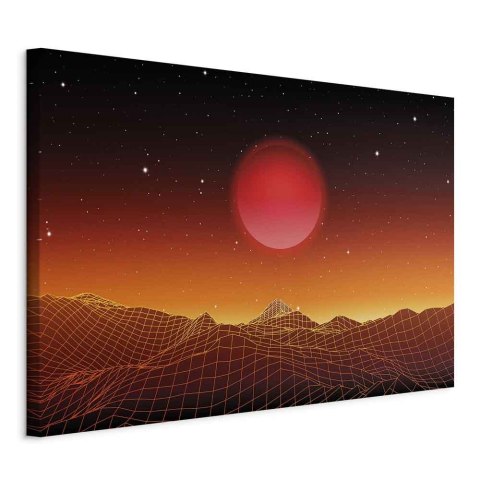 Obraz - Pejzaż futurystyczny (1-częściowy) szeroki 90x60 Standard