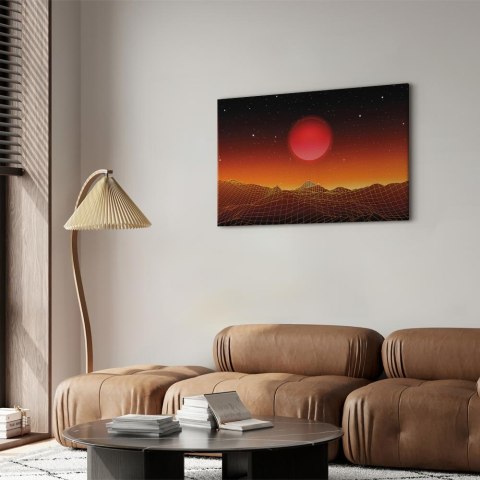 Obraz - Pejzaż futurystyczny (1-częściowy) szeroki 90x60 Standard