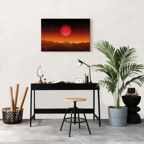 Obraz - Pejzaż futurystyczny (1-częściowy) szeroki 90x60 Standard