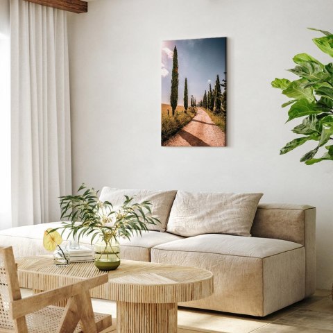 Obraz - Włoskie cypry (1-częściowy) pionowy 20x30 Akustyczny