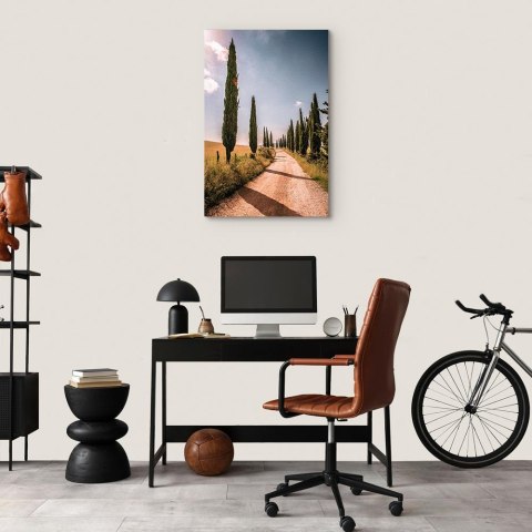 Obraz - Włoskie cypry (1-częściowy) pionowy 20x30 Akustyczny