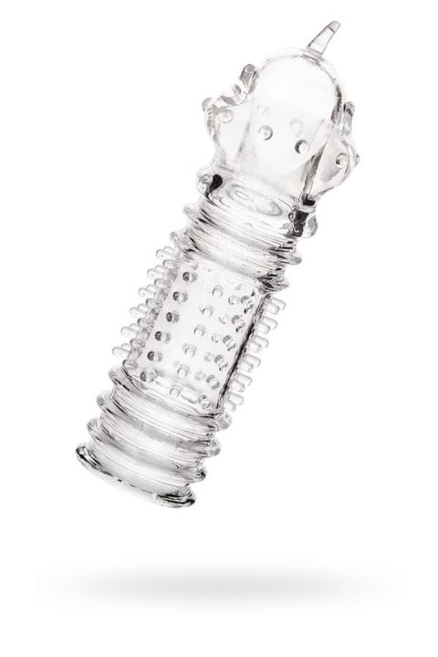 A-TOYS, Penis Sleeve, TPR, Transparent, 15.3 cm