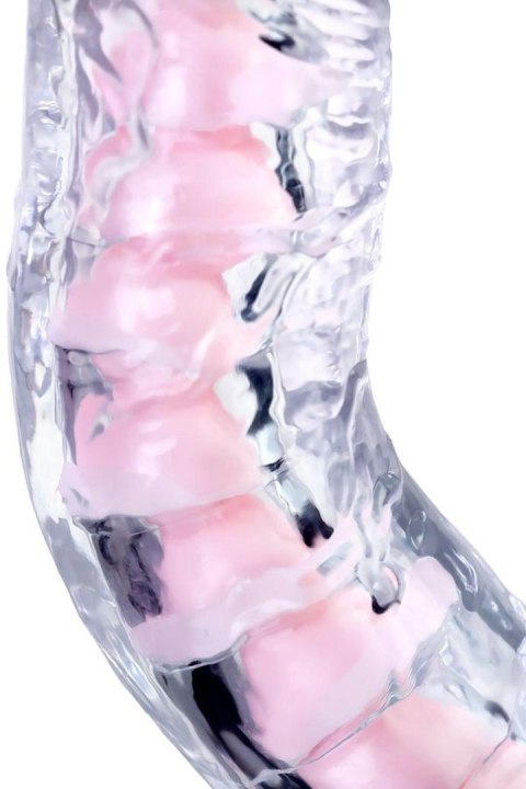 Flexible dildo A-Toys Paret, transparent, 18 cm