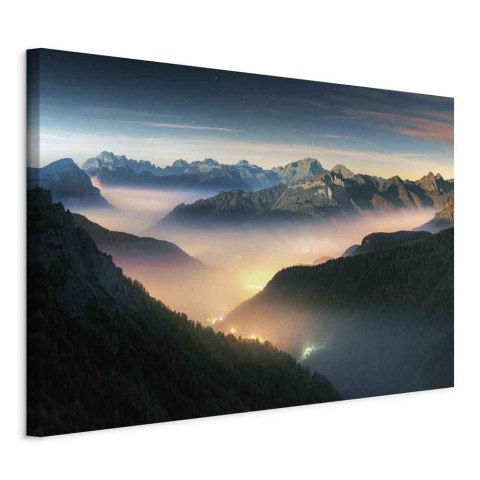 Obraz - Górskie tchnienie (1-częściowy) szeroki - drugi wariant 90x60 Standard