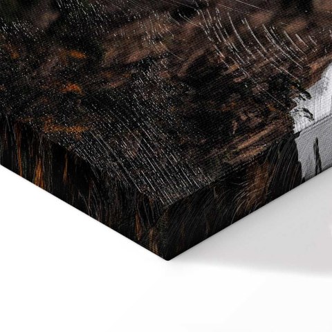 Obraz - W sercu górskiego pejzażu (1-częściowy) - chmury między skałami 20x30 Premium Print