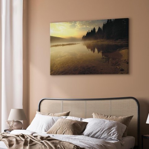Obraz - Jesienny wierczór (1-częściowy) szeroki 60x40 Standard