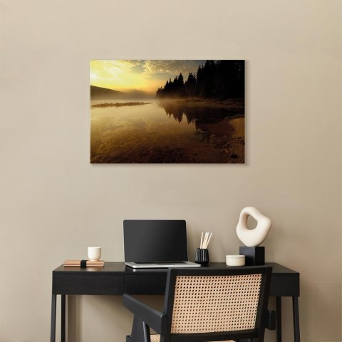 Obraz - Jesienny wierczór (1-częściowy) szeroki 60x40 Standard
