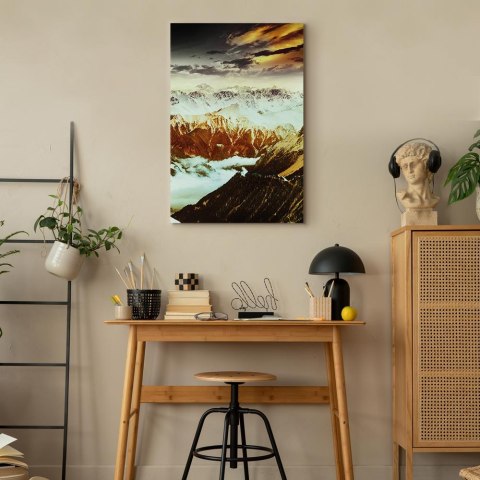 Obraz - Miedziane góry (1-częściowy) pionowy 20x30 Akustyczny