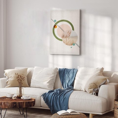Obraz - Geometryczny krajobraz (1-częściowy) pionowy 40x60 Standard