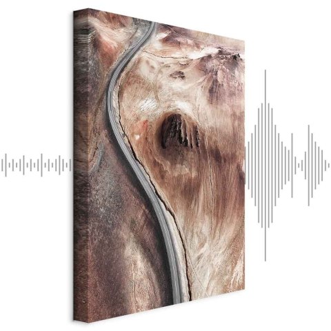 Obraz - Górska serpentyna (1-częściowy) pionowy 20x30 Akustyczny