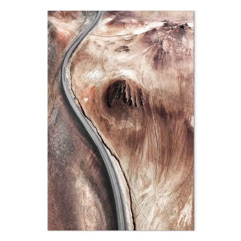 Obraz - Górska serpentyna (1-częściowy) pionowy 20x30 Akustyczny
