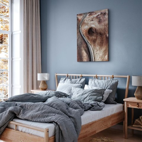 Obraz - Górska serpentyna (1-częściowy) pionowy 20x30 Akustyczny