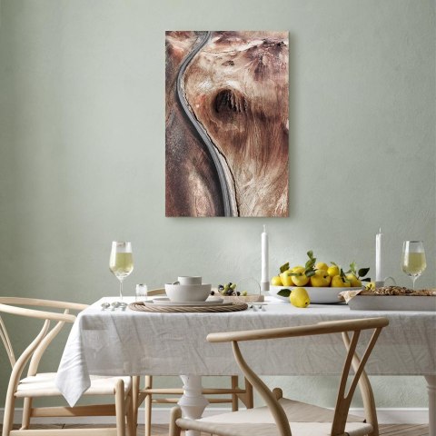 Obraz - Górska serpentyna (1-częściowy) pionowy 20x30 Akustyczny