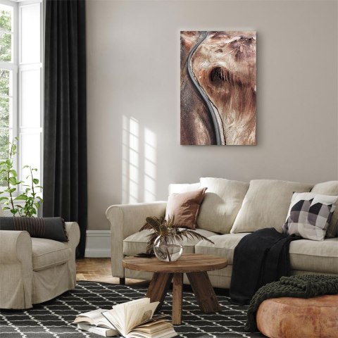 Obraz - Górska serpentyna (1-częściowy) pionowy 20x30 Na płótnie włoskim