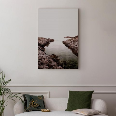 Obraz - Skalista przystań (1-częściowy) pionowy 40x60 Standard