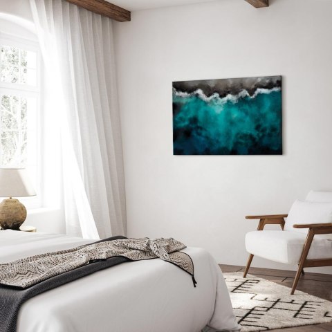 Obraz - Błękitna laguna (1-częściowy) szeroki 30x20 Premium Print