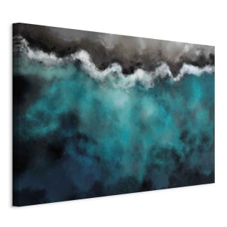 Obraz - Błękitna laguna (1-częściowy) szeroki 30x20 Standard