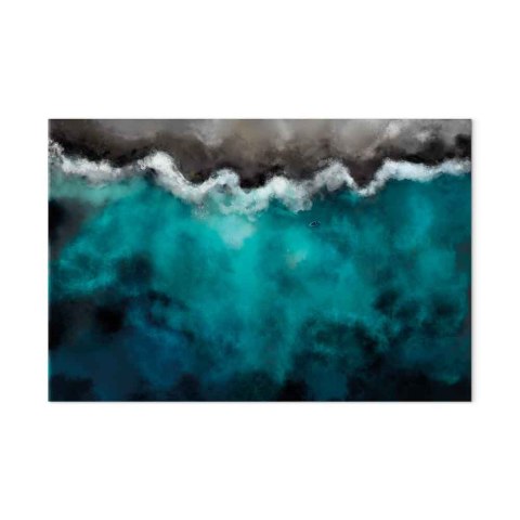 Obraz - Błękitna laguna (1-częściowy) szeroki 30x20 Standard