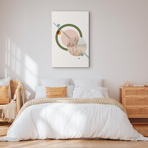 Obraz - Geometryczny krajobraz (1-częściowy) pionowy 20x30 Akustyczny