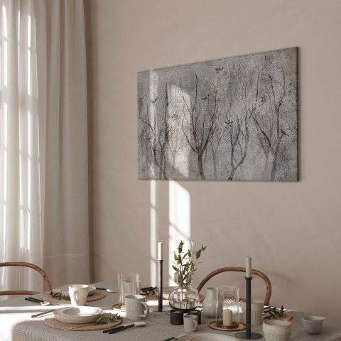 Obraz - Śpiew w lesie (1-częściowy) szeroki 60x40 Standard