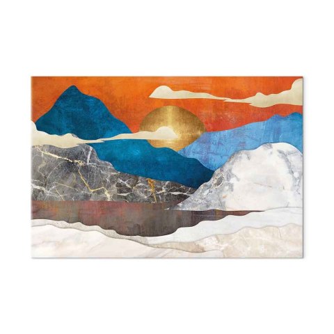 Obraz - Górska sielanka (1-częściowy) szeroki 90x60 Standard