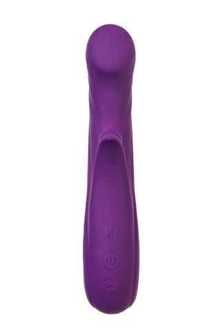 Vibrating roller with Up&Down functions by JOS Julli, silicone, purple, 20.5 cm